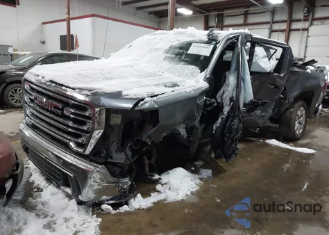 2021 GMC Sierra 1500 4Wd Short Box Slt z USA, uszkodzony, nr VIN 3GTU9DED1MG303428